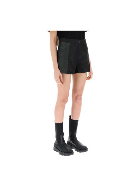 Pantalones cortos deportivos de nailon Moncler negro