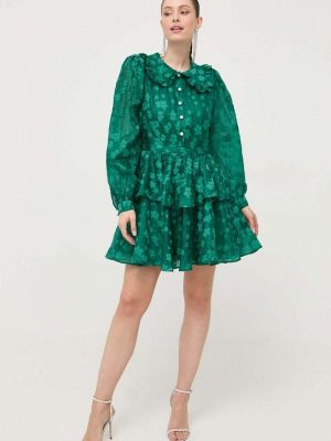 Мини рокля Custommade зелено