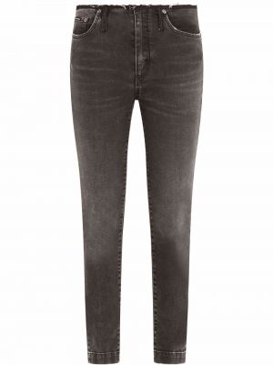 Low waist skinny jeans Dolce & Gabbana schwarz