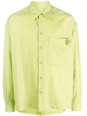 Vlnená košeľa Bonsai zelená