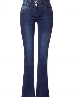 Jeans a zampa Cecil blu