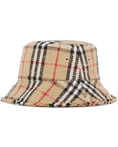 Kostkovaný klobouk Burberry