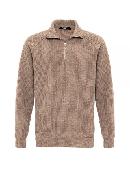Pull col roulé Antioch beige