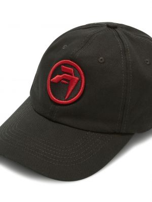 Haftowana czapka z daszkiem bawełniana Ambush czarna