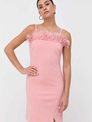 Sukienka mini dopasowana Twinset różowa