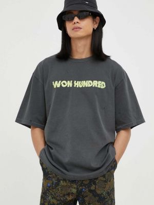 Pamučna majica Won Hundred siva