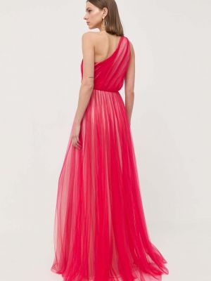 Dlouhé šaty Elisabetta Franchi růžové