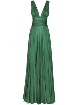 Коктейлна рокля Dolce & Gabbana зелено