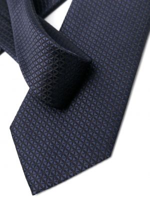 Hedvábná kravata Zegna modrá