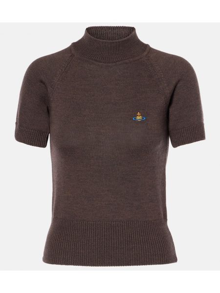 Uld top Vivienne Westwood brun