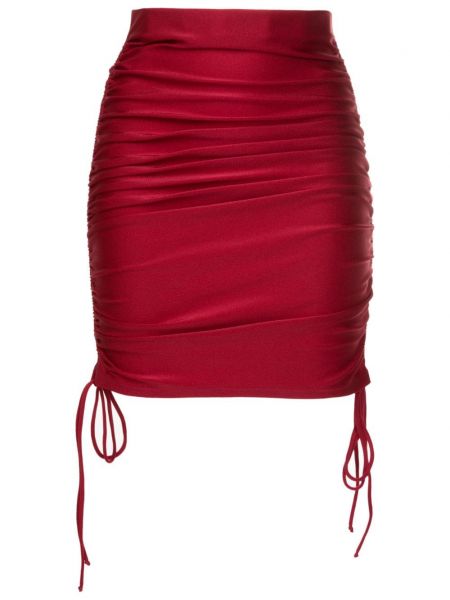 Drapovaný sukňa Adriana Degreas červená