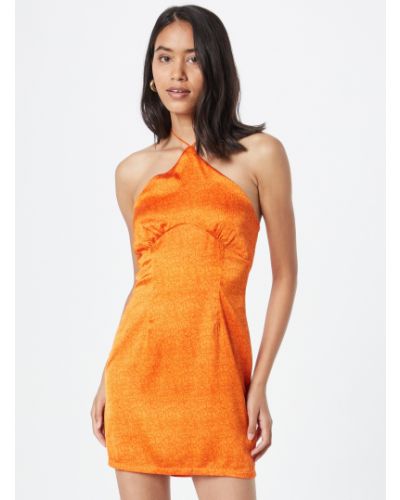 Νάιλον μini φόρεμα Neon & Nylon πορτοκαλί