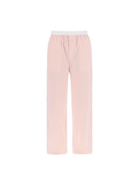 Spodnie relaxed fit By Malene Birger różowe