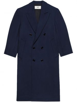 Kabát Ami Paris modrá