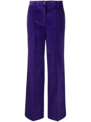 Manšestrové kalhoty P.a.r.o.s.h. fialové