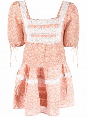 Trykt floral dress Maje rosa