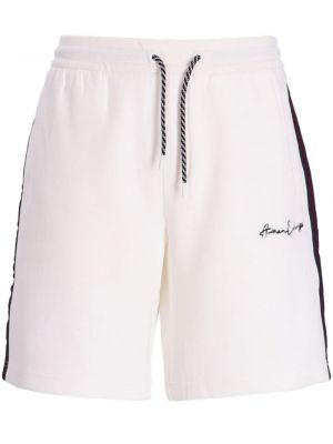 Kratke hlače z vezenjem Armani Exchange bela