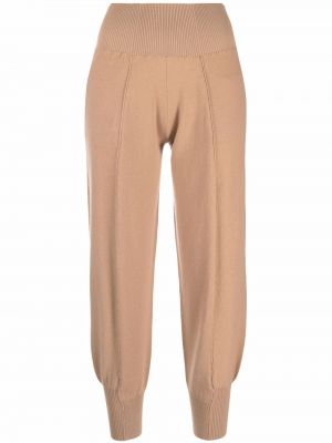 Pantalones de chándal ajustados Stella Mccartney marrón