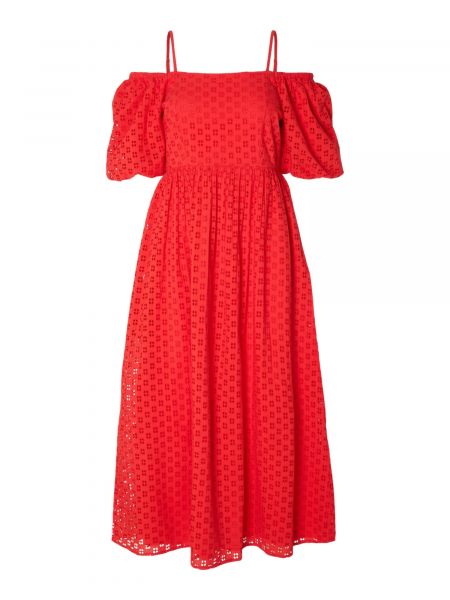 Obleka Selected Femme rdeča