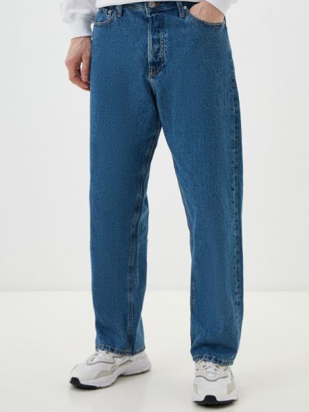 Прямые джинсы Jack & Jones синие