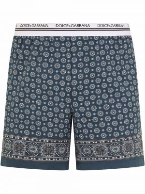 Trykt boksershorts Dolce & Gabbana blå