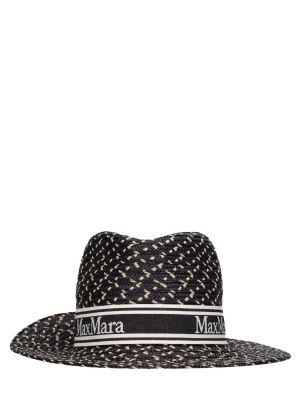 Šifonový čepice Max Mara černý
