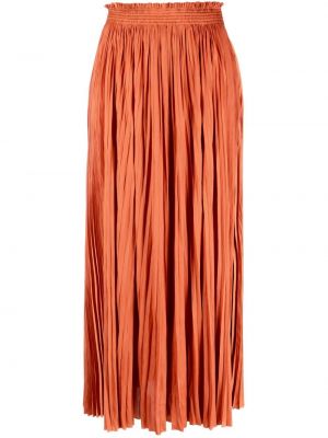 Plisirana suknja Ulla Johnson narančasta