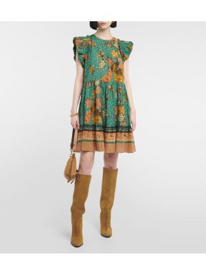 Βαμβακερή φόρεμα με σχέδιο Ulla Johnson