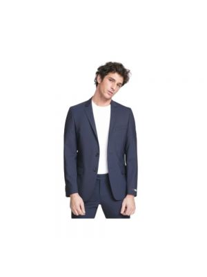 Spodnie klasyczne Karl Lagerfeld niebieskie