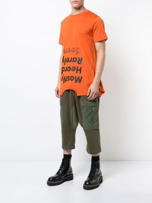 Dūnu t-krekls Mostly Heard Rarely Seen oranžs