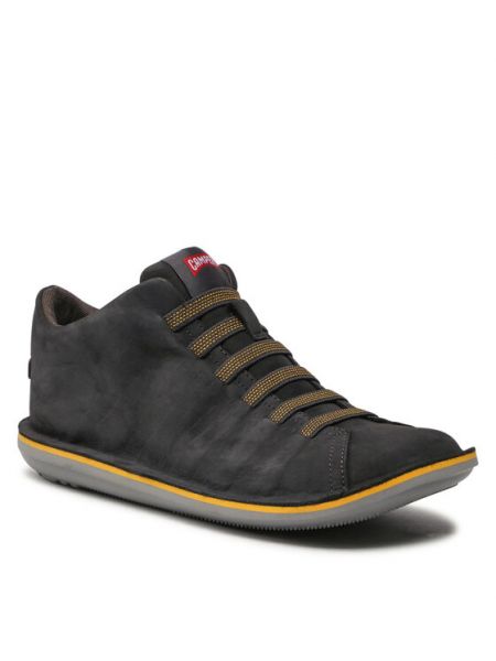 Kožené kotníkové boty Camper - šedá