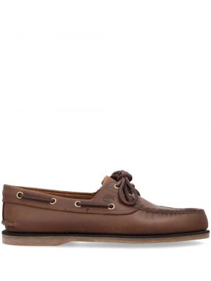 Pantofi din piele Timberland maro