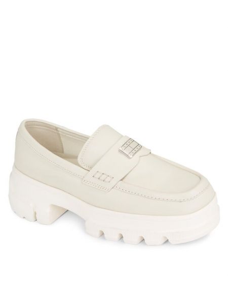 Loafers Tommy Jeans beżowe
