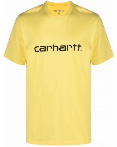 Camiseta con estampado Carhartt Wip amarillo