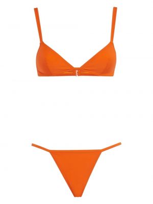 Bikini con stampa Marni arancione