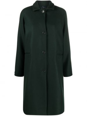 Kabát s knoflíky Aspesi zelený