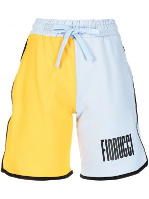 Trykt shorts Fiorucci blå