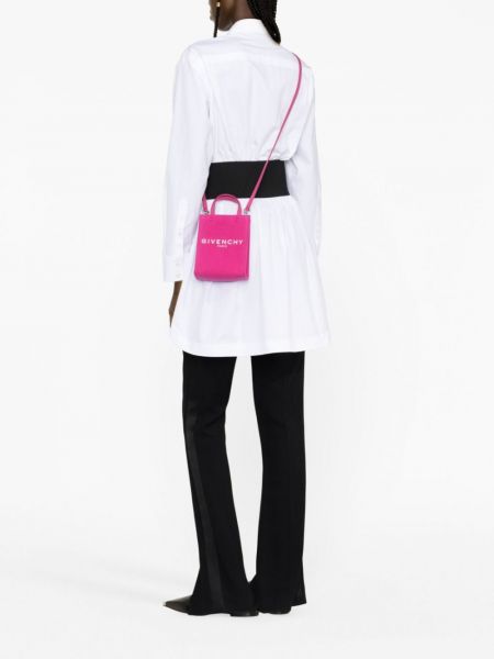 Shopperka z nadrukiem Givenchy różowa