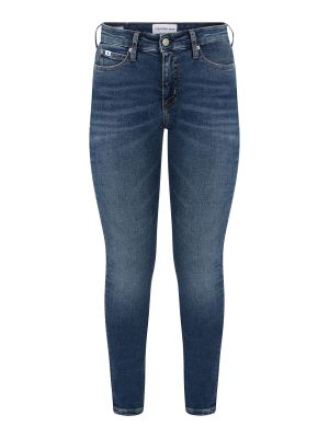 Skinny fit kavbojke Calvin Klein Jeans bela