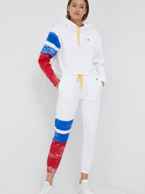 Polo Ralph Lauren melegítőnadrág fehér, női, mintás