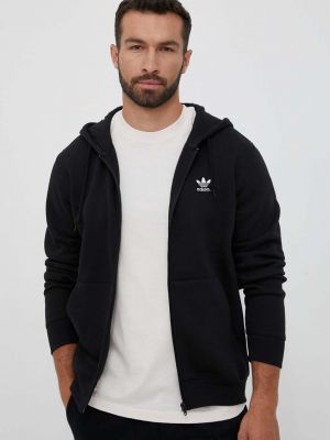 Geacă cu glugă Adidas Originals negru