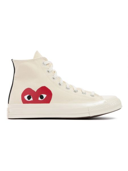 Sneakersy Comme Des Garcons Play beżowe