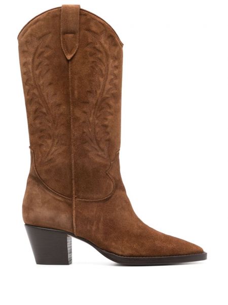 Wildleder cowboystiefel Anna F. braun