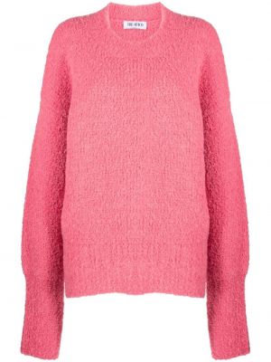Oversize пуловер The Attico розово