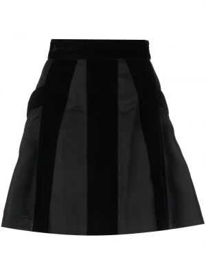 Mini sukně Yves Saint Laurent Pre-owned - Černá