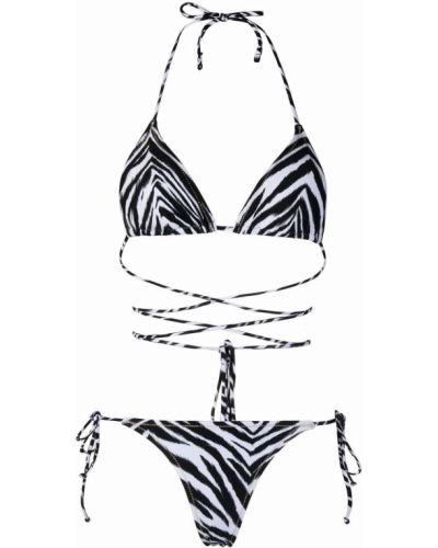 Zebra mintás bikini nyomtatás Reina Olga