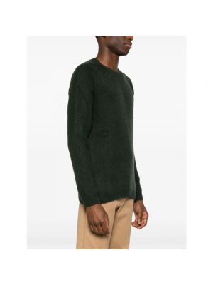 Jersey de lana de cachemir de tela jersey Boglioli verde