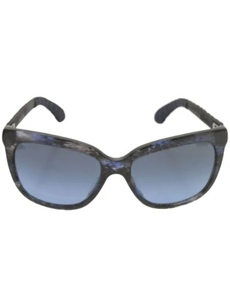 Okulary przeciwsłoneczne retro Chanel Vintage niebieskie