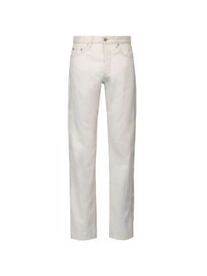 Asymmetrische slim fit skinny jeans mit taschen Maison Margiela weiß