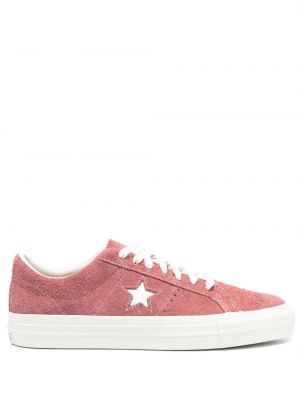 Sneakerși cu șireturi din dantelă cu stele Converse One Star